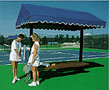 Tennis Bench with Roof Tennis Bench with Roof