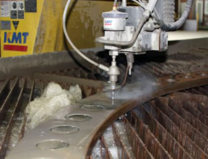 Water jet cutting