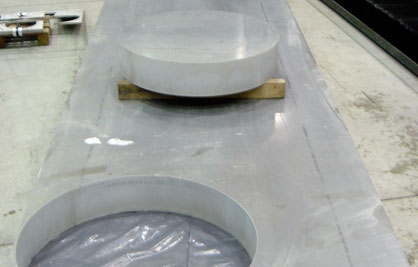 Waterjet profile cutting example